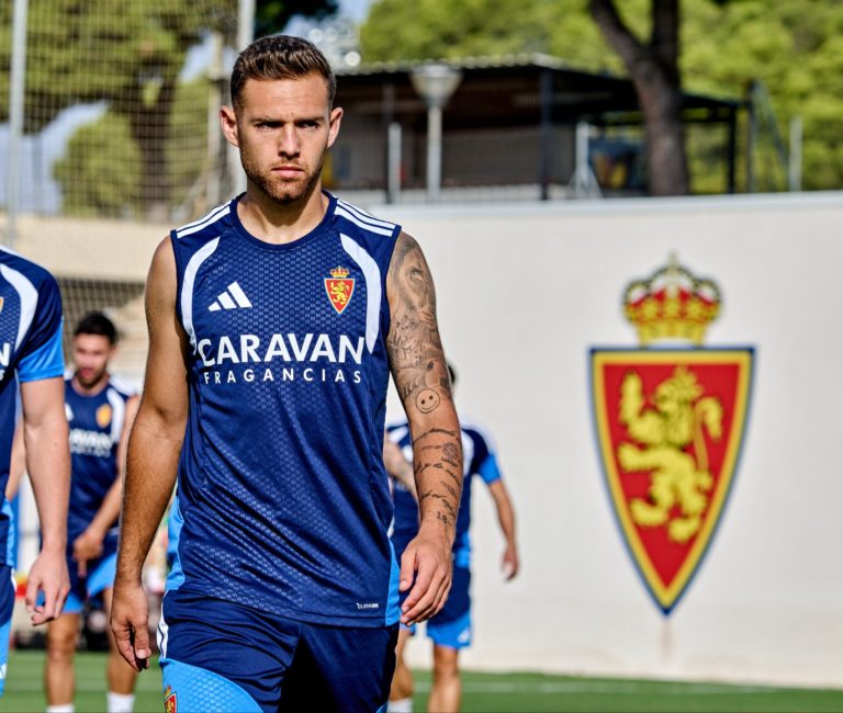 Diego González, nuevo central del Real Zaragoza: “Vengo con la ambición de devolverlo al fútbol profesional”