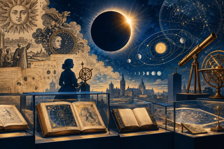 La exposición «Eclipses, Presagio, Ciencia y Espectáculo» repasa la evolución de la astronomía