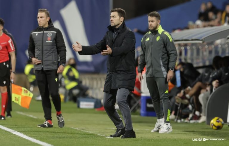 Gabi se estrena como entrenador en La Romareda con un empate ante el Córdoba (1-1)
