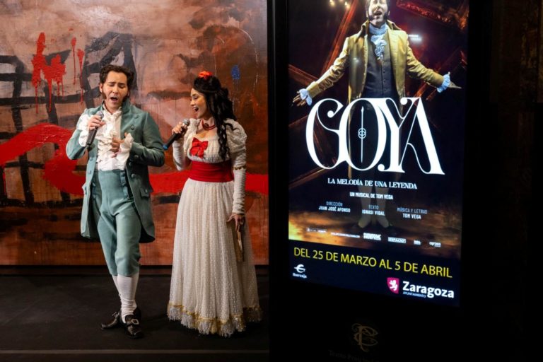 Zaragoza se rinde al genio de Fuendetodos con el estreno del musical «Goya, La melodía de una leyenda»