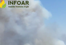 El incendio de Orés obliga a evacuar Uncastillo y supera provisionalmente las 4.500 hectáreas