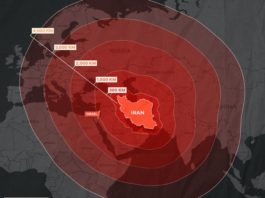 Irán podría bombardear Aragón con sus misiles