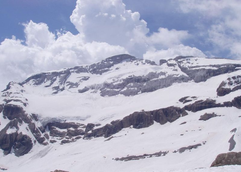 El Glaciar de Monte Perdido del Pirineo Aragonés en grave peligro