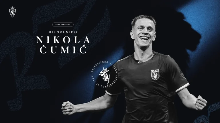 Así es Nikola Čumić, el nuevo atacante serbio del Real Zaragoza