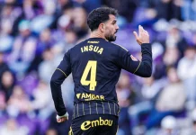 Más lesiones: Insua sufre una rotura de fibras en el sóleo