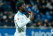 Paul Akouokou lesionado con un esguince de rodilla