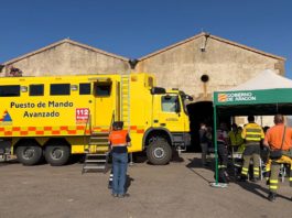 Enviado ES-ALERT para la evacuación de las poblaciones de Asín y Orés por un incendio forestal