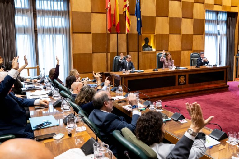 El Ayuntamiento de Zaragoza aprueba los presupuestos con los votos de PP y VOX