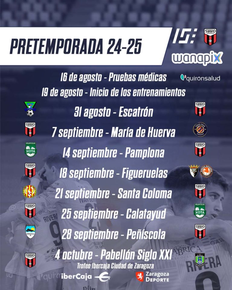 Wanapix Sala 10 prepara su retorno a Primera División con una intensa pretemporada