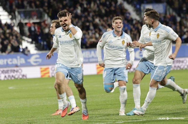 El Zaragoza gana su primer partido en casa en la jornada 14 (1-0)
