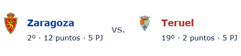 real zaragoza vs teruel