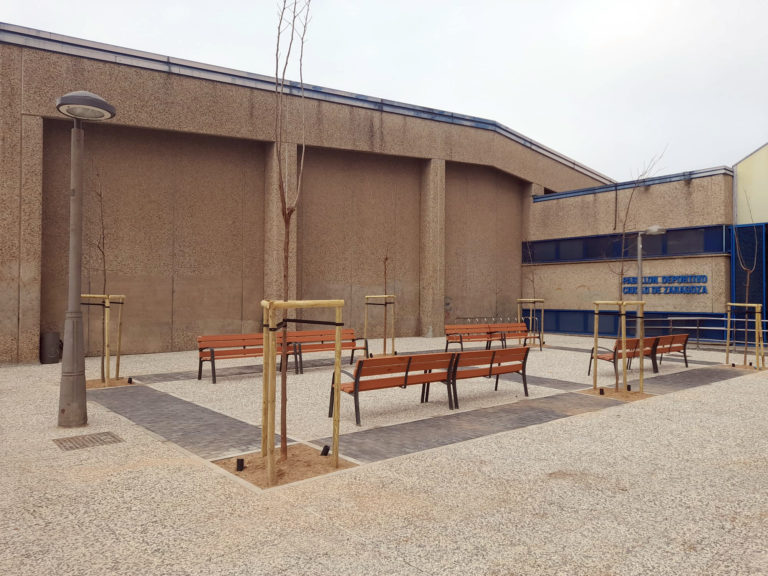 Concluye la renovación de la plaza de Nuestra Señora del Salz en Delicias