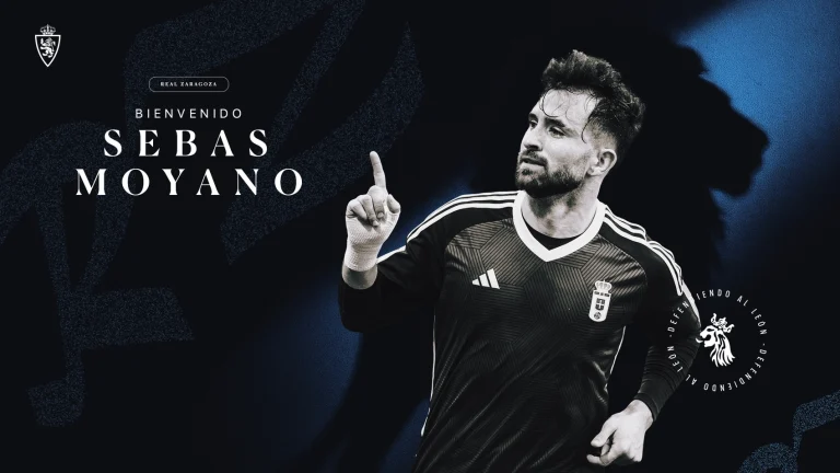 El extremo Sebas Moyano, primer fichaje del Real Zaragoza