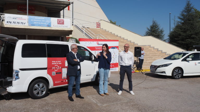 El taxi de Zaragoza apuesta por la movilidad sostenible y accesible