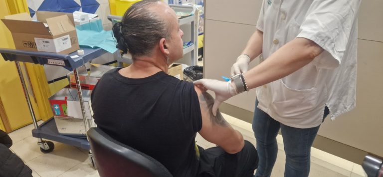 Jornada de vacunación sin cita en el Hospital Nuestra Señora de Gracia de Zaragoza